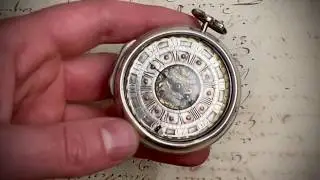 1700 Pair Cased VERGE FUSEE British Antique Pocket Watch by JAMES MARKWICK