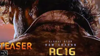 RC16 First Look & Title Teaser Release Date announcement-Ram Charan Buchi B.S In Cinemas Coming Soon