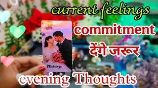 💜Evening Thoughts of your partner ❤ current feelings of your partner 💜 Tarot card reading in Hindi
