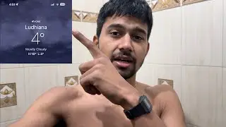 4° C Thand me bhi Gyser use kyu nhi kia? | Arveen Poonia