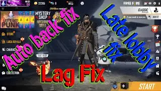 Free Fire Auto back fix / Lag Fix / Late Lobby fix /😍😍1GB and 2GB ram all problems fixed .........