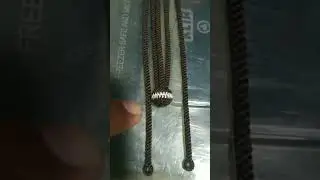 benang rajut tijani coklat setrip putih