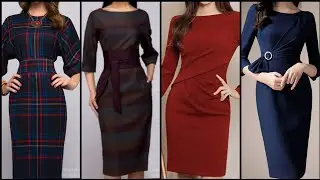 most popular style bodycon dresses for working women 2021//Super gorgeous sheath dresses office wear