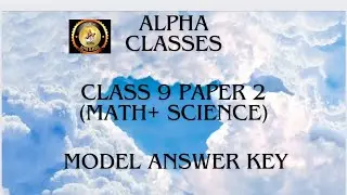 JAC BOARD | MODEL QUESTION TEST | CLASS 9 MATH ANSWER KEY PAPER II #MATH #ALPHA #ANSWERKEY(MATH+SCI)