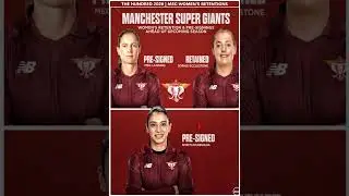 Smriti Mandhana JOINS Manchester Super Giants! 🇮🇳🔥 #shortsfeed #thehundred2026 #smritimandhana
