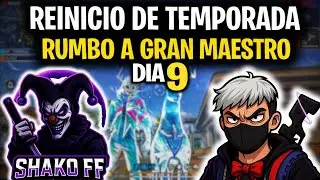 REINICIO DE TEMPORADA DIA 9 - SUBIENDO A GRAN MAESTRO 🎅❤️ | EL REY DEL AWM 🐐🇦🇷 | FREE FIRE