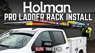 How To Install a Holman Pro Ladder Rack On A Service Body