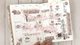 B6 Monthly Plan with Me // The Planner Society