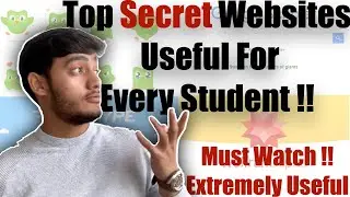 😱Top Secret Websites for Students in 2022 🔥| Extremely Useful | College Students Must Watch !!👆🏻