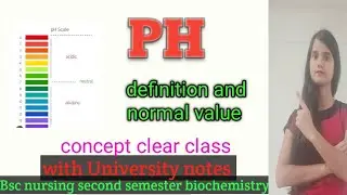 PH definition, normal value #biochemistry