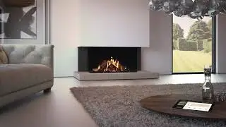 Ambifuego - Dru - 3 sided gas fire