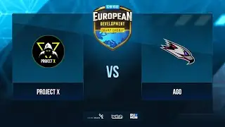 Project X vs AGO - EDC Season 1: Qualifier - map1 - de_dust2 [sleepsomewhile & Ross]