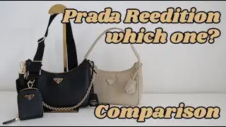 PRADA REEDITION COMPARISON | PRADA REEDITION 2000 | PRADA REEDITION 2005