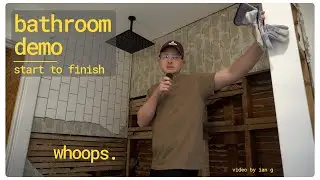 Complete Bathroom Demolition Start to Finish in My 125-Year-Old House