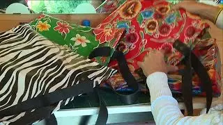 Tarn : des sacs pr&ecirc;ts &agrave; porter en toile cir&eacute;e pour &eacute;gayer vos courses