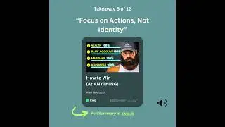 Alex Hormozi &mdash; Focus on Actions, Not Identity #kwip #podcast #podcastsummary #alexhormozi