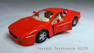 Ferrari Testarossa 512TR diecast model short review video #shorts