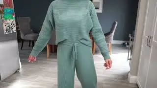 REVIEW ANRABESS Two Piece Outfits Batwing Long Sleeve