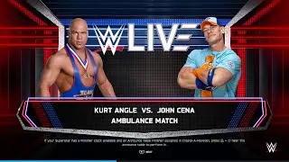 WWE 2K25: Матч Курта Энгла против Джона Сины в машине скорой помощи