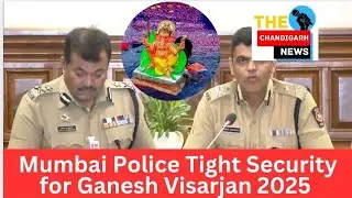 Mumbai Police Tight Security for Ganesh Visarjan 2025 | 1.5 Lakh Ganpati Immersion Preparations