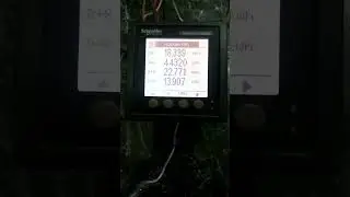 schenider power logic energy meter 5300 import export energy showing