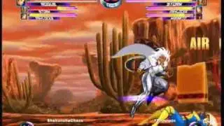 MvC2 Online (360): ShakunohaChaos (Rog/Storm/Psy) vs Brett (MSP) 7 .:10.17.09:.
