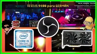 OBS a 1080p en i5-9400: Varias Pruebas de Rendimiento