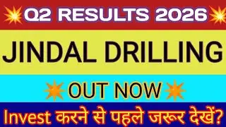 Jindal Drilling Q2 Results 2025 🔴 Jindal Drilling Results 🔴 Jindal Drilling Latest News