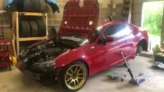 Welded IS300 Diff install for FRS/BRZ Drift Car