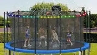 Minigames With Nelson & Andy: Playing The Trampoline At Chuck E. Cheese Copperfield, TX