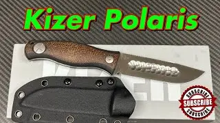 Kizer Polaris  Azo design  Scandi/Chisel grind ! 