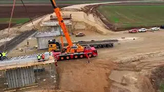 Lotul 3C2 Chiribiș - Biharia - A &icirc;nceput montarea primelor grinzi