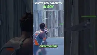 how to peek correctly in fortnite! #fortnite #fortnitehistory