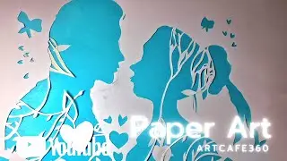 Paper cutting art a love emotion 💕
