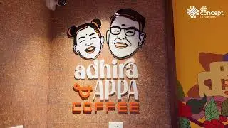 Commercial Interior Tour: Adhira & Appa Coffee Shop by DeConcept interior| Kochi