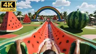 Watermelon Aqua Park 🍉 X Which Fruit Bed Would You Sleep In? 🛋️ |AI Satisfying【ASMR】