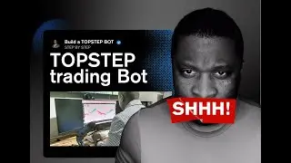 This TopstepX Bot Trades FOR YOU (Full Tutorial + Live Example!)
