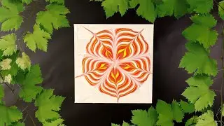 Let´s Make a Flower 🌺 from a Bottle - Fluid Art