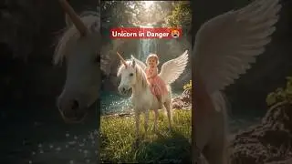 The Magical Rescue | Baby Girl & Her Unicorn Saved by a Panda 🐼🦄 | #shorts #rescue