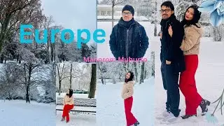 Snowy day | কেনাকাটা | Europe, you teach me how to live slow❄️❤️🧿#germany #snow #europe #love 