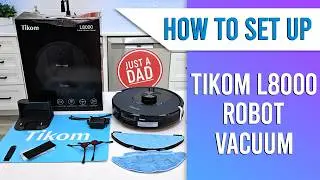 Tikom Robot Vacuum & Mop L8000  UNBOXING & HOW TO SET UP