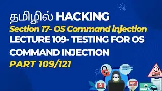 Lecture 109- Testing For OS Command Injection