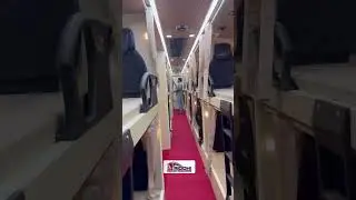 Brand new 1&times;1 luxurious bus in indore to pune route owned by intercity travels #intercitytravel