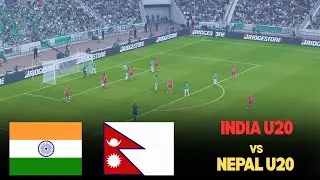 🔴 LIVE | India U20 vs Nepal U20 | SAFF U-20 Women&rsquo;s Championship | Simulation Gaming Video
