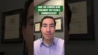 Dermatologist over the counter acne skincare tips #shorts #acne #retinoid