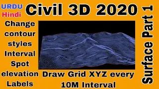 Civil 3D tutorial | Surface Part 1