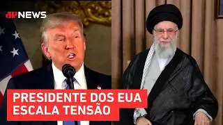 Guerra no Ir&atilde;? Trump ordena refor&ccedil;o militar no Oriente M&eacute;dio em meio a negocia&ccedil;&otilde;es | TEMPO REAL