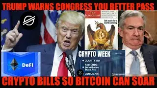 WTF! TRUMP WARNS CONGRESS TO PASS BITCOIN CRYPTO BILL! RIPPLE/XRPL STORING TRILLIONS IN REAL ESTATE