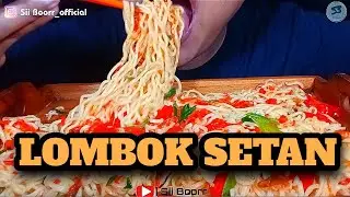MUKBANG|ASMR MIE LOMBOK SETAN SUPER PEDAS DOWER‼️ CABE RAWIT SETAN || MUKBANG ASMR INDONESIA