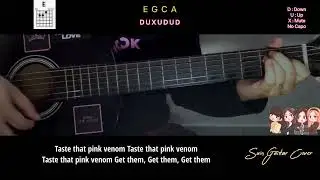 BLACKPINK 'Pink Venom' EASY Guitar Tutorial